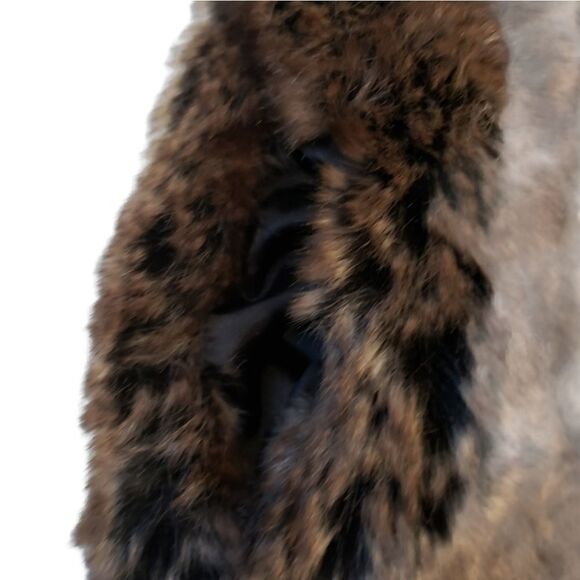Tart Collection Faux Fur Brown Vest - Picture 6 of 9